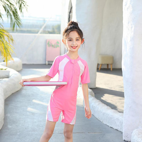 One-piece sunscreen quick-drying swimsuit for children